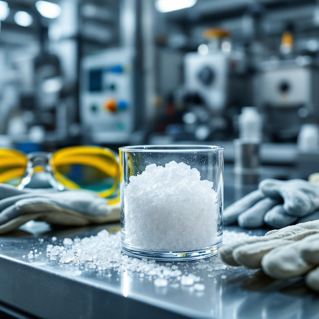 Metasilicato de sodio cristales